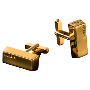 James Bond 18CT Gold Bullion Bar Cufflinks image