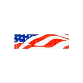 9/11 American Flag Box Logo Sticker image