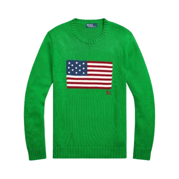 Boxy Flag Cotton Jumper image