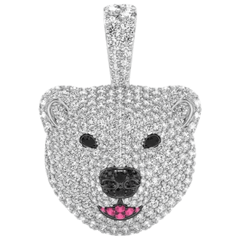 Polar Bear Pendant 14k image