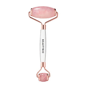 Contouring + De-Puffing Rose Quartz Roller image