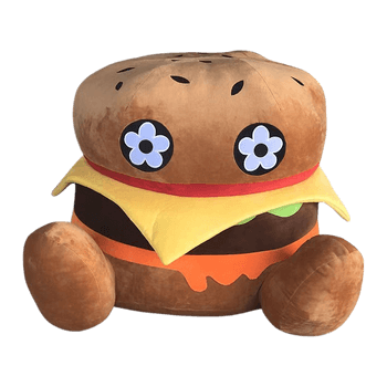 The Pink Giant Burger Plush Toy image
