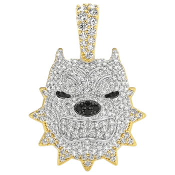 Pitbull Diamond Pendant 14k image