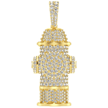 Fire Hydrant Diamond Pendant image