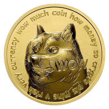 1 oz Gold Dogecoin image