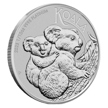 1/10 oz Platinum Koala Coin image