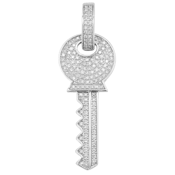 Diamond Key Pendant image