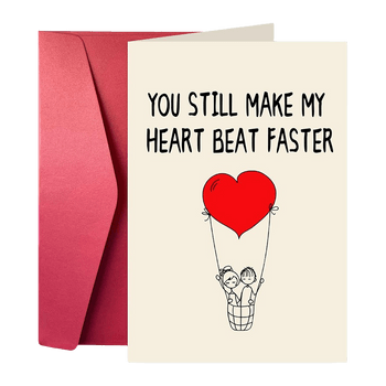 You Still Make My Heart Beat Faster Card image