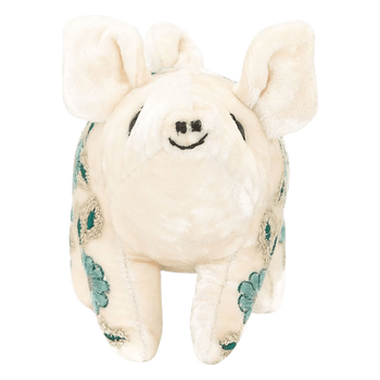 Embroidered Pig Soft Toy image