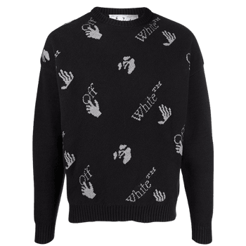 Intarsia-Knit Logo Jumper image