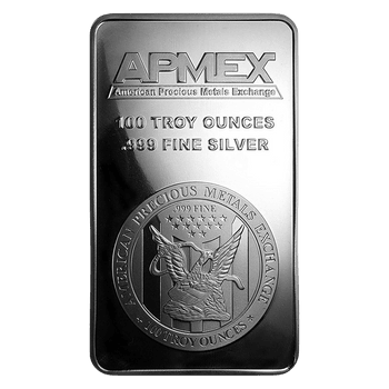 100 oz Silver Bar (Struck) image