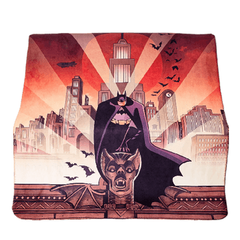 BATMAN Deco Detective Exclusive Sherpa Throw Blanket image