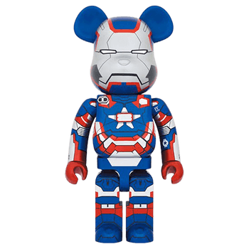 Bearbrick Iron Man 3 (Iron Patriot) 1000% image