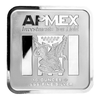 10 oz Silver Bar (Square Series)